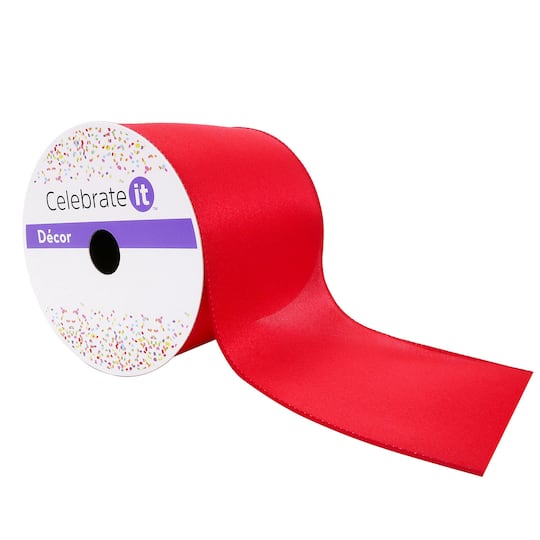 12 Pack: 4" x 35ft. Satin Ribbon by Celebrate It™